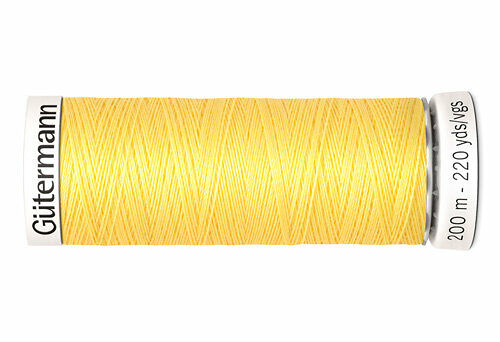 748277 Нить Sew-all для всех материалов, 200м, 100% п/э Gutermann(852 желтый)