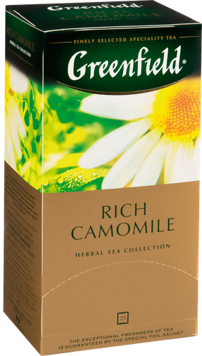 

Чайный напиток Greenfield Rich Camomile травяной 25 шт х 1.5 г