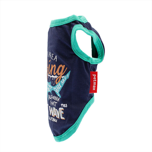 Футболка для собак Surfing XL синий (унисекс)