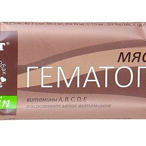 Лакомство для собак Titbit Vitamin Гематоген мясной, 35г