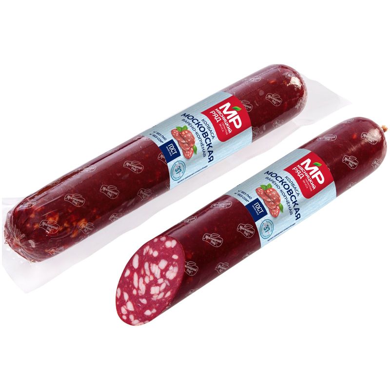 

Колбаса Мясницкий ряд Московская в/к кат.А охл. в/у вес