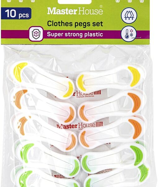 Набор прищепок MasterHouse Синички 10шт