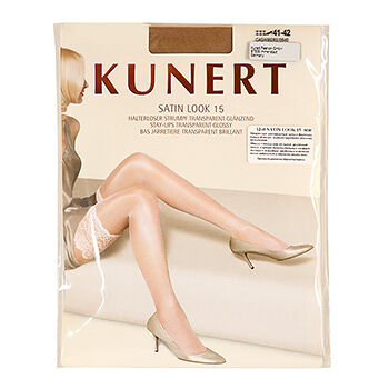 Чулки Kunert Satin Look цвет бежевый, 15 - 20 den, размер 3