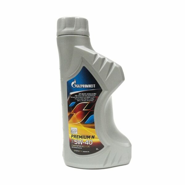 Масло моторное Gazpromneft Premium N 5W-40 синтетическое