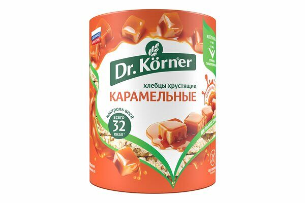 Хлебцы Dr.Korner кукурузно-рисовые карамельные