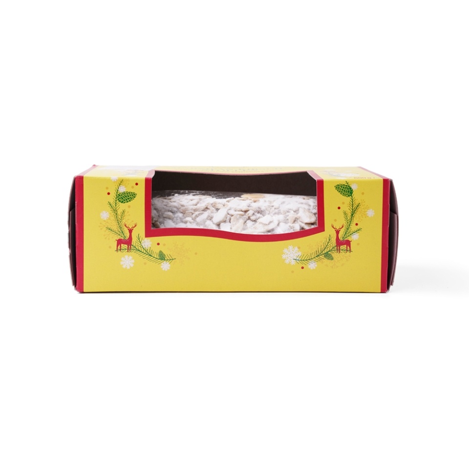 

Кекс рождественский KuchenMeister Марципановый с вишней (подарочная коробка) 600г, Германия