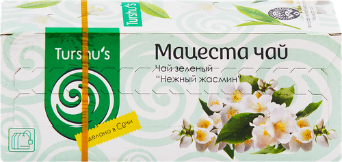 

Чай зеленый МАЦЕСТА ЧАЙ Нежный жасмин, 25пак