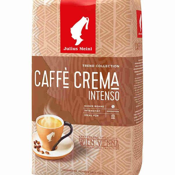 Кофе в зернах Julius Meinl Crema Intenso Trend Collection с ароматом крема и лесного ореха