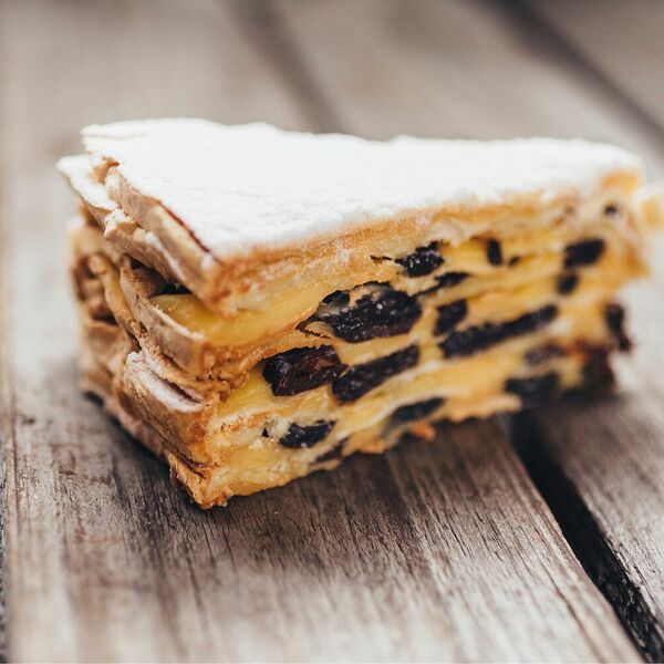 Торт Миндальный с черносливом, 130гр