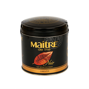 

Чай черный Maitre de The Noir Louis d`Or листовой 150 г