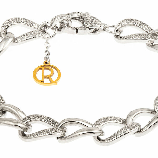 RONDA O/W 22/23 230Br Браслет, ювелирный сплав, фианиты, родирование, р.20