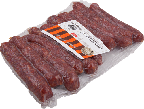 Колбаски сырокопчёные Малаховский мясокомбинат Охотничьи 200 г