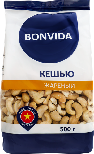 

Кешью Bonvida жареный 500 г