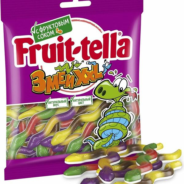 Мармелад Fruittella Змеи XXL жевательный 70г