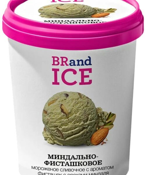 Мороженое BRandICE Миндально-фисташковое 600г