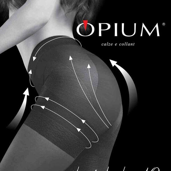 Колготки женские Opium Siluet Body цвет: nero/чёрный 40 den, 4 р-р