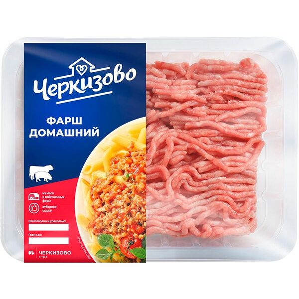 Фарш Черкизово домашний полуфабрикат охлаждённый, 400г