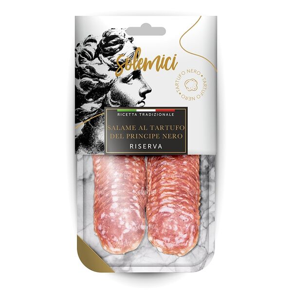 Колбаса Solemici Салями С Трюфелем Черный Принц сырокопченая полусухая, 70г