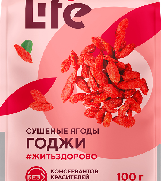Ягоды годжи ЛЕНТА LIFE сушеные