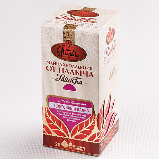 Чай Цветочный вальс фасованный 40г (20 пакетиков-пирамидок)