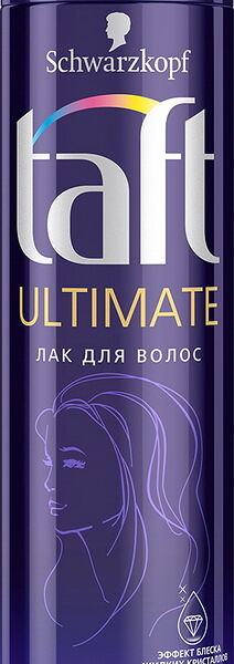 Лак д/волос Ultimate экстремальная фиксация 225мл Тафт