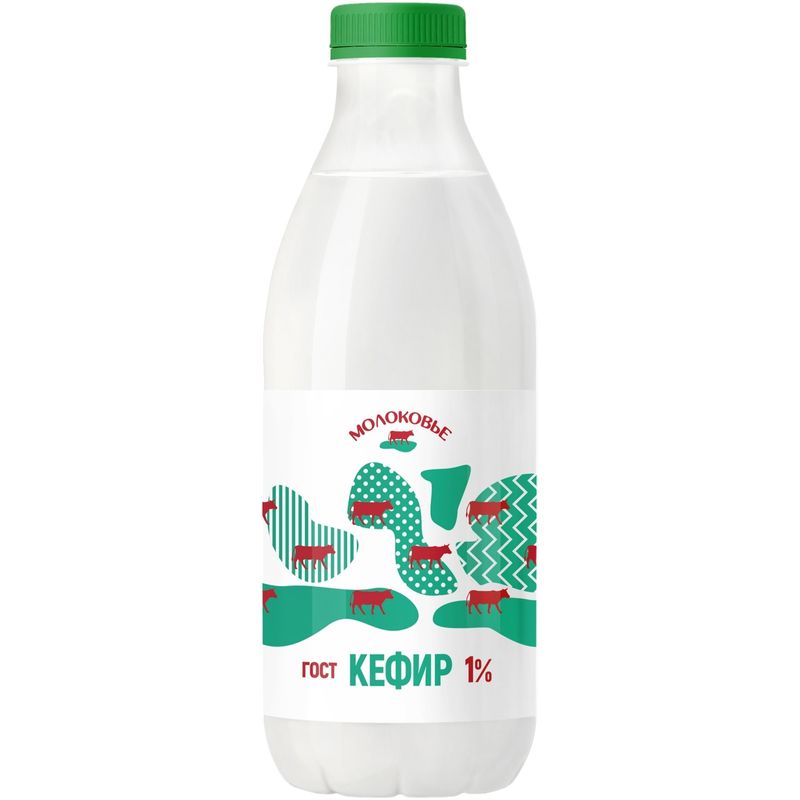 

Кефир Молоковье 1% без змж 900 г