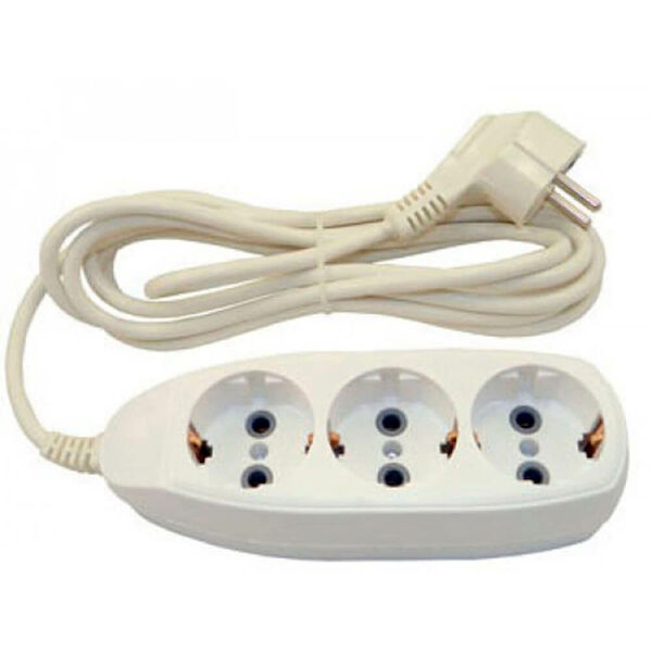 Удлинитель джетт 3 гнезда с/заземлением 5 м