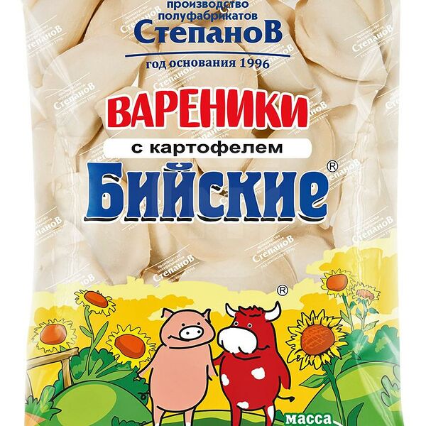 Вареники Бийские с картофелем 900 г
