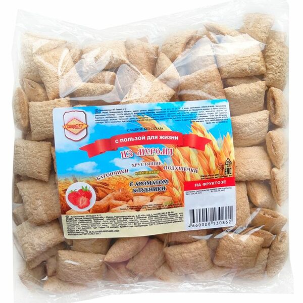 Подушечки СахарOFF Клубника на фруктозе