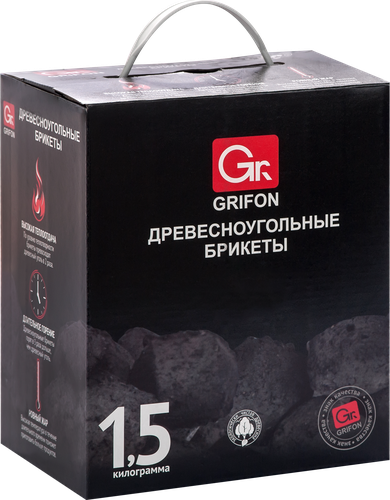 

Древесноугольные брикеты Grifon, Арт. 600-043, 1,5кг