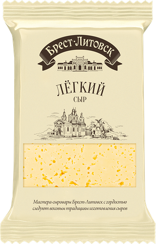 Сыр Легкий Брест-Литовск 35% БЗМЖ 200 г