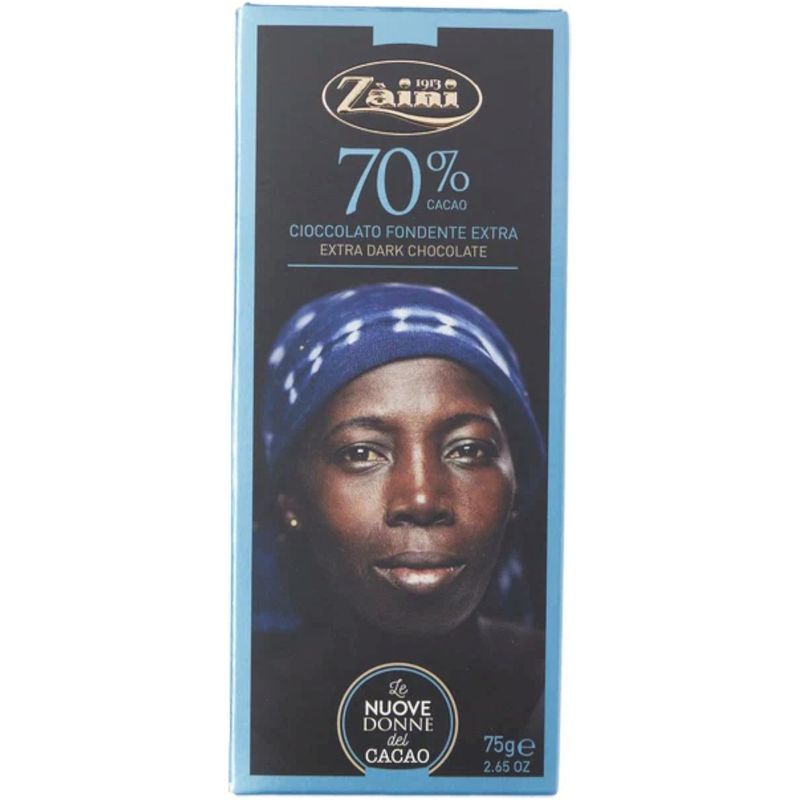 

Горький шоколад Zaini Women of cocoa 70% какао 75 г