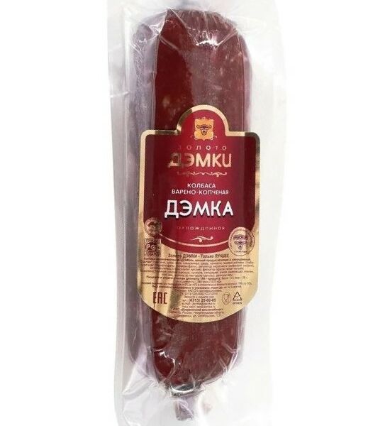 Колбаса копчено-вареная ЗОЛОТО ДЭМКИ Дэмка
