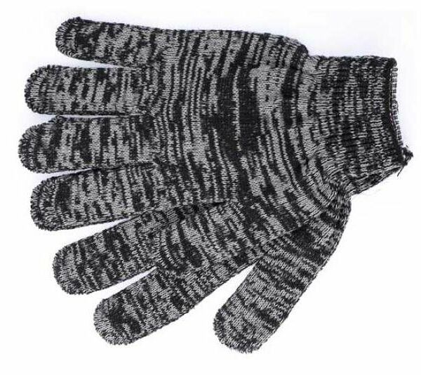 Перчатки садовые меланжевые, 10 класс ТМ Russia (Раша)