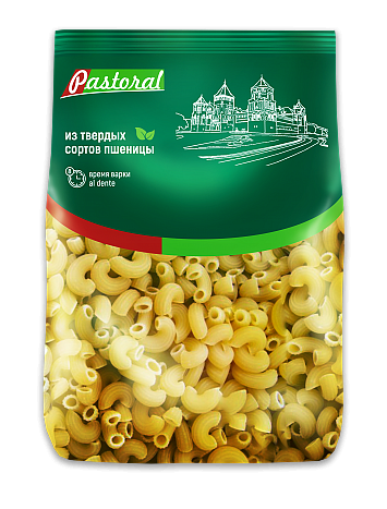 Макаронные изделия Pastoral Рожки гр А в/сорт 0,450кг