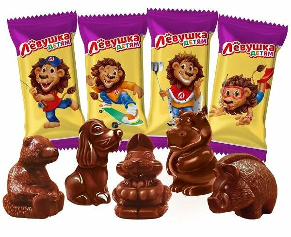 Конфеты шоколадные Левушка детям чудо-звери
