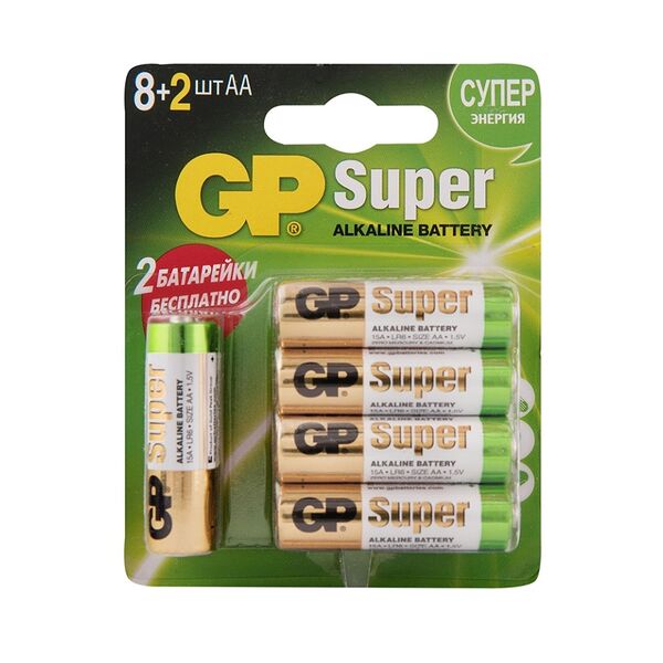 Батарейки Super Alkaline 15А АА 10шт