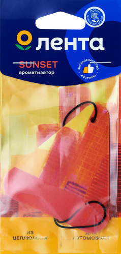 

Ароматизатор автомобильный Лента City Sunset, подвесной, Арт.10351