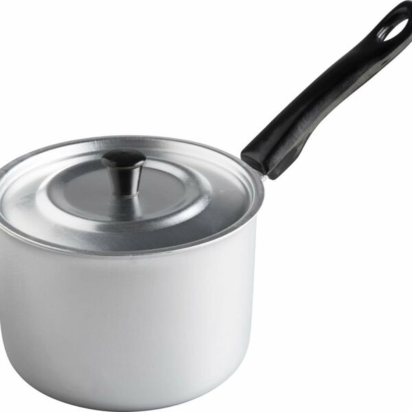 Ковш алюминиевый с металлической крышкой 1,5 л