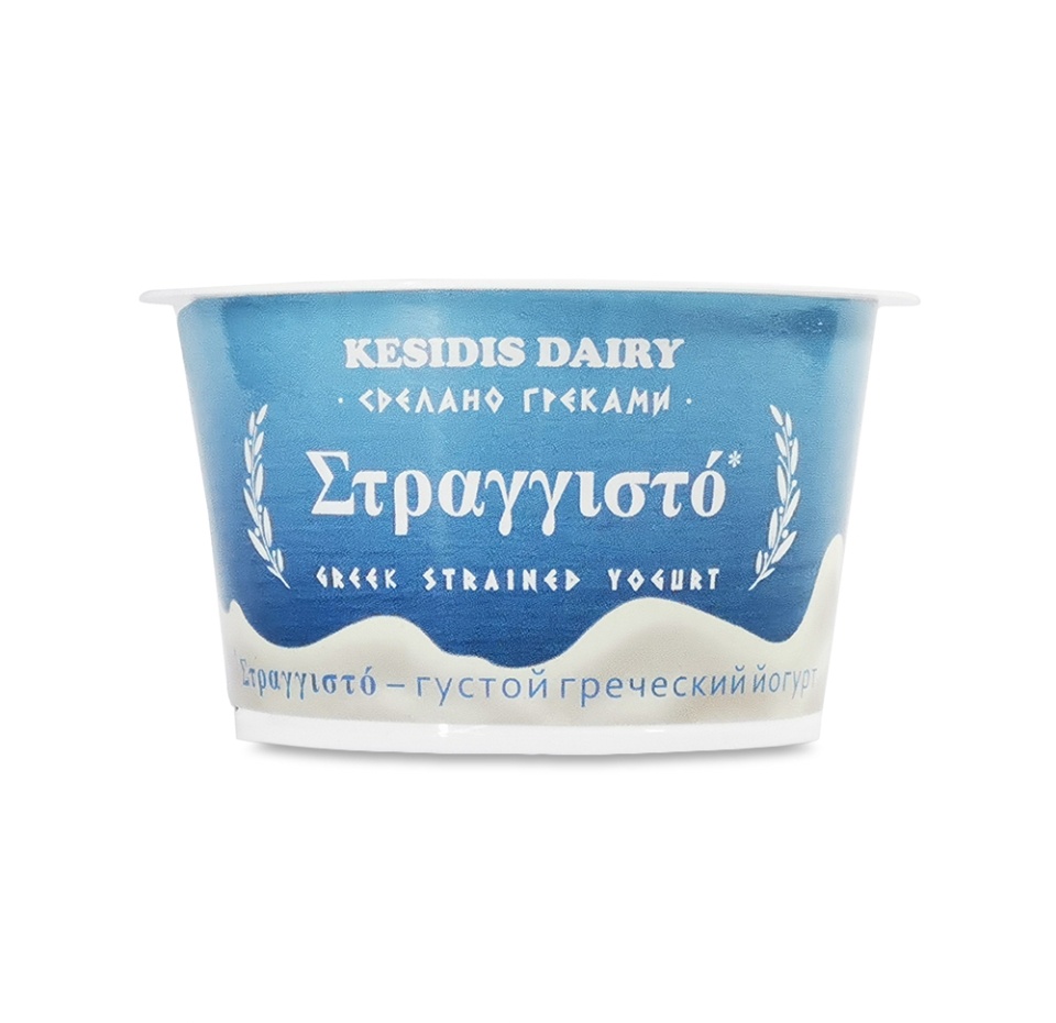 

Йогурт Kesidis Dairy Straggisto Классический по-гречески густой 4% 200 г