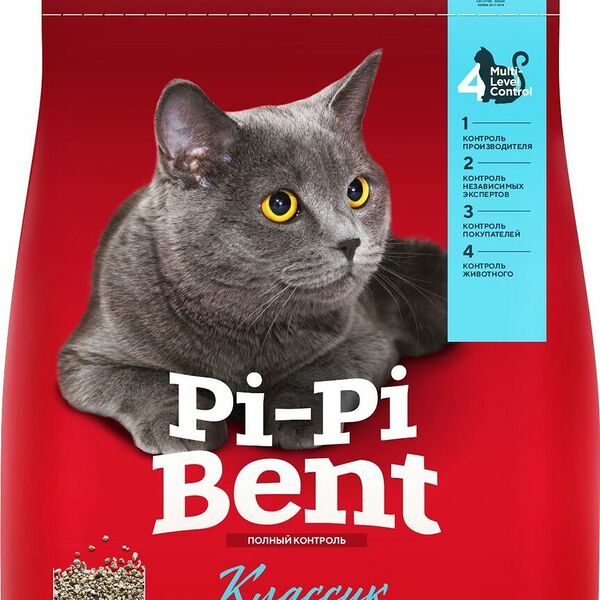 Наполнитель для кошачьего туалета Pi-Pi-Bent Classik комкующийся