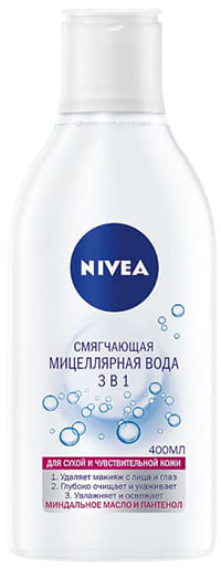 

Мицеллярная вода Nivea MicellAir для сухой и чувствительной кожи 400 мл
