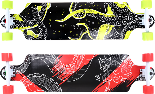 

Лонгборд ACTIWELL 104х24см c принтом, Арт. MBOA-01