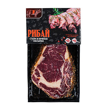 Стейк Рибай из говядины в обсыпке Открытый огонь 300г