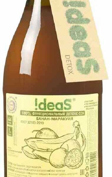 Детокс-сок фруктовый Ideas Банан-маракуйя