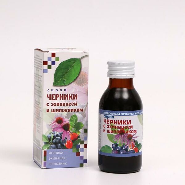 Сироп Черника с эхинацеей и шиповником 250 мл
