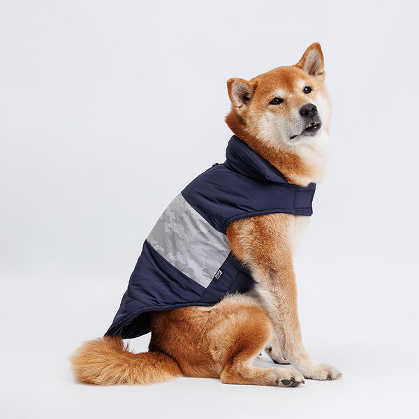 Куртка со светоотражающей полосой для собак, XL, синяя