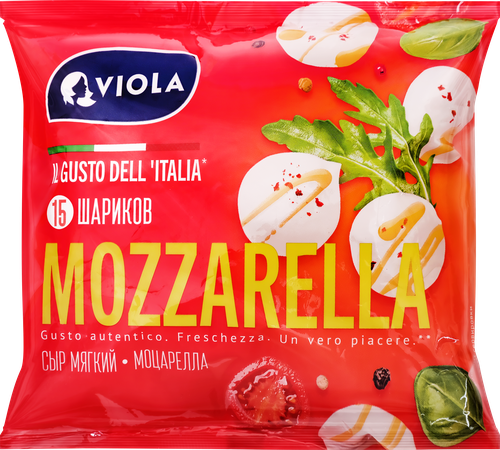 

Сыр Viola Моцарелла мини мягкий 45% 120 г