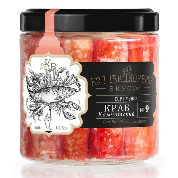Краб камчатский для Коллекционеров вкусов в собственном соку №9