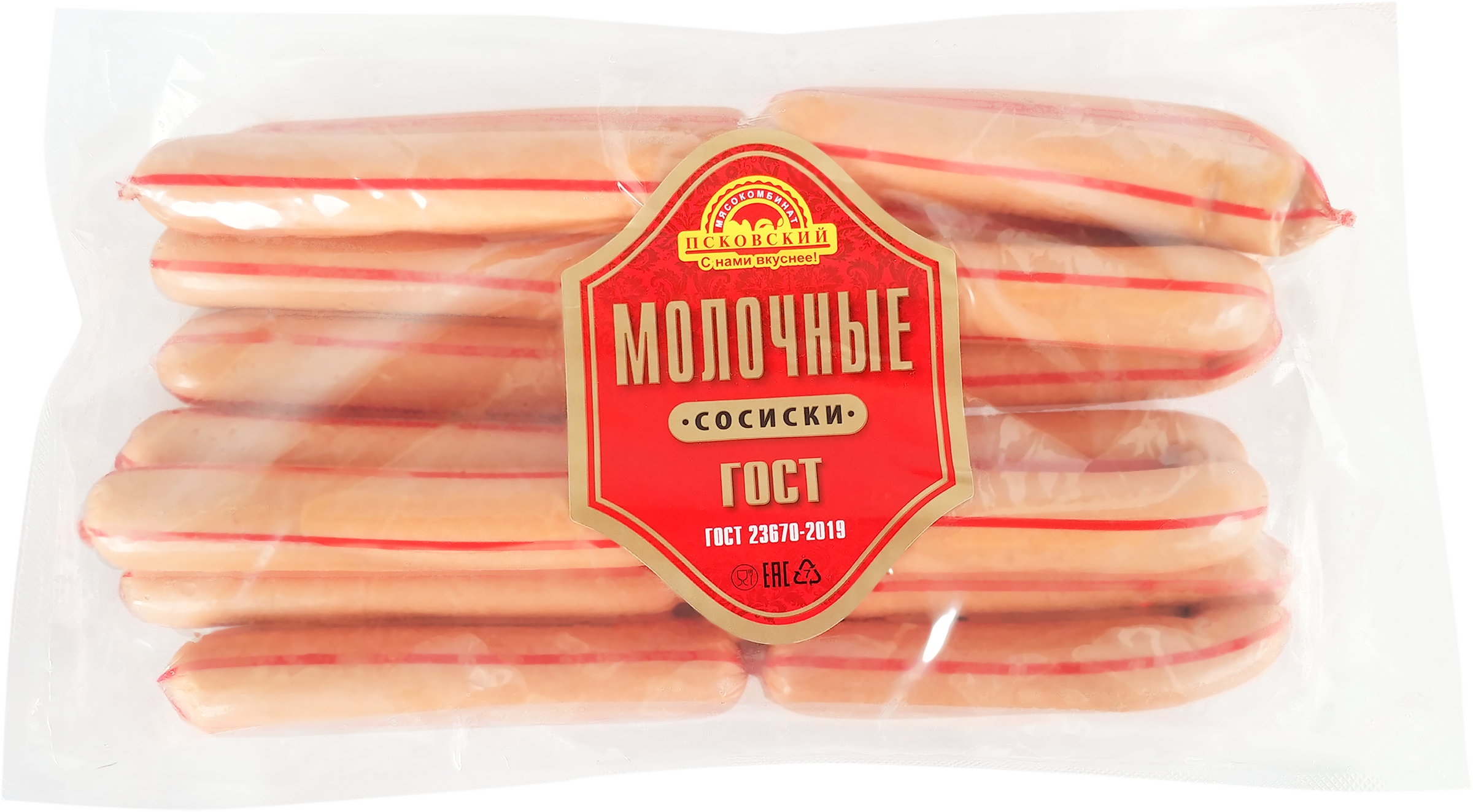 

Сосиски МК ПСКОВСКИЙ Молочные ГОСТ, 960г